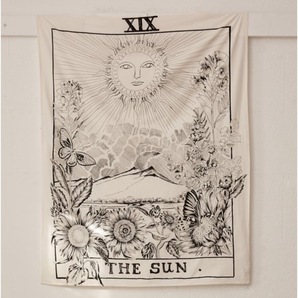 Tarot card tapestry